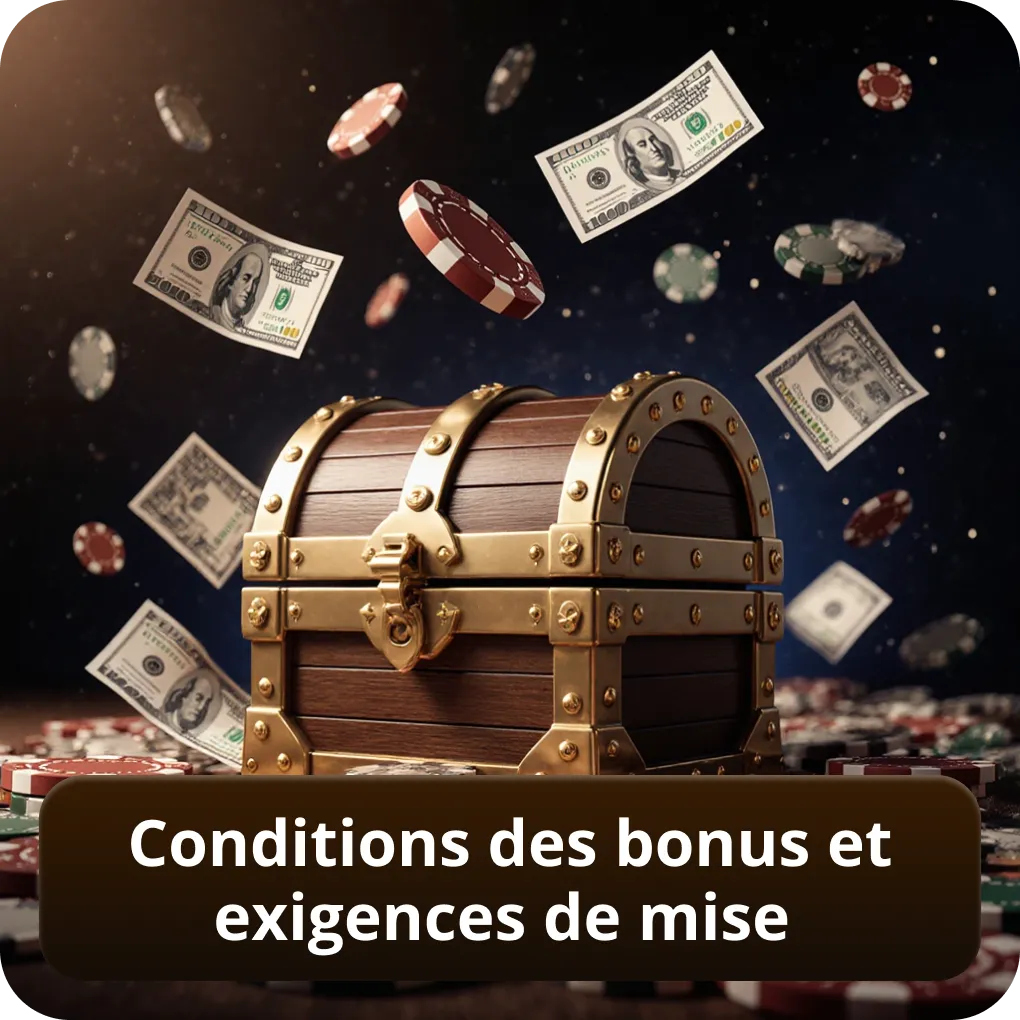 Conditions des bonus et exigences de mise Aphrodite Casino